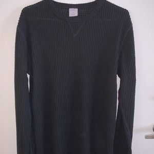 Urban outfitters Black thermal long sleeve top